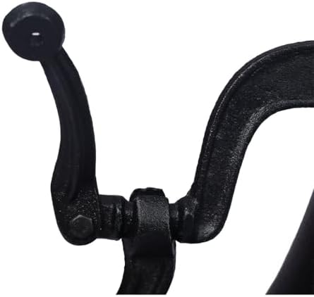 17" Large Heavy Cast Iron Farm Dinner Bell,Antique Vintage Style Farmhouse Door Bell, Heavy Duty Cast Iron Yard Bell for Outdoor Garden Backyard Church School - Image 6