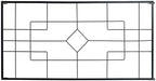 MyGift 3.9 Ft Metal Garden Trellis, Wall Mounted Climbing Plant Support - Image 6