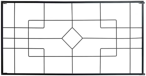 MyGift 3.9 Ft Metal Garden Trellis, Wall Mounted Climbing Plant Support - Image 6