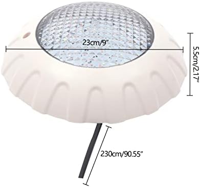 12V 38W Pool Light Underwater Color-Change LED Lights RGB IP68 with Remote (38W) - Image 2