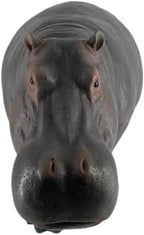 12.6'' Weather Resistant Hippopotamus Garden Statue, Realistic Resin Hippo Wildlife Sculpture, Outdoor Decor for Lawn, Yard, Patio & Pond Landscaping - Image 6