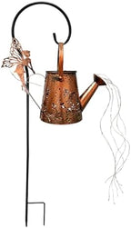 awakentti Solar Butterfly Lights Outdoor, Hollow Butterfly Watering Can Lights, Landscape Waterproof Decoration, Solar Butterfly for Courtyard, Walkways by awakentti
