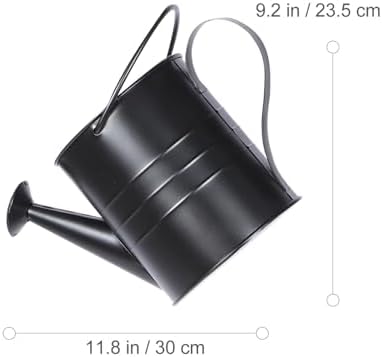 Xmas Solar Watering Can Light Decorative Garden Lights Metal Dark - Image 2