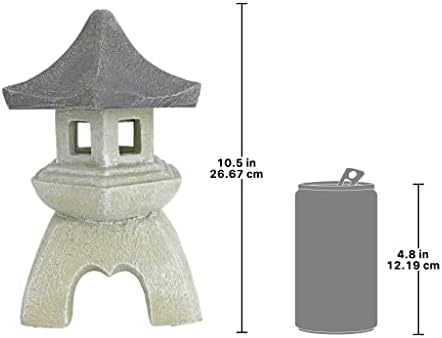 Design toscano ng29869 asian decor pagoda lantern statue, medium, two tone stone finish - Image 6