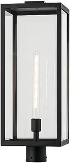 Kichler Branner Outdoor Post Light, Textured Black - Image 5