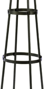 Achla Designs OBL-01, 61-in Wrought Iron Garden Obelisk Trellis, H, Graphite - Image 7