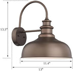 Bestshared Farmhouse Outdoor Barn Light, E26 Socket Outdoor Wall Lights, Weather Resistant Industrial Exterior Lighting Fixture, Vintage Outdoor Lightings for Porch,Patio,Garage(2pack) - Image 3