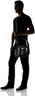 McGuire-Nicholas Electrician's Tote, Easy Carry Tool Bag for Electricians, Multi Pocket and Loop Design for Tools and Electrical Equipment , Black and Silver - MN-22128 - Image 3