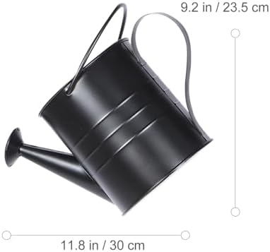 Xmas Solar Lamp Iron Watering Can Garden Light for Fences - Image 2