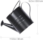 Garneck Solar Watering Can Lawn Lamp Outdoor LED Solar Garden Lights Decorative Black Iron Patio Yard Pathway Lighting - Image 2