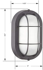WISBEAM 2 Pack LED Bulkhead Light, Outdoor Bulkhead LED Wall Light, Dimmable, 6W Replace 60W, 450 Lumen 3000K Daylight White 80CRI, Water-Proof, ETL Rated - Image 6