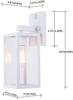 GRUENLICH Outdoor Wall Light Fixture Dusk to Dawn, PIR Motion - Image 6