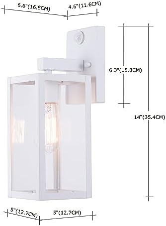 GRUENLICH Outdoor Wall Light Fixture Dusk to Dawn, PIR Motion - Image 6