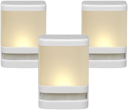 Xodus Battery Operated LED Deck & Stair Light, Motion Sensor, White, 3 Pack by XodusInnovations