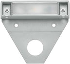 Hinkley Nuvi Small Deck Sconce 10-Pack - Vinyl Alloy, Composite Polycarbonate Lens, Integrated LED, Horizontal Illumination - Titanium Finish by Hinkley