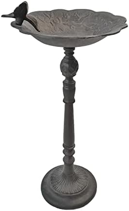 Classic Copper Bird Bath for Outdoors 22 Inch, Weather-Resistant Bird Feeders Decor for Garden, Patio​ or Yard by Keleday+