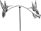 Red Carpet Studios Garden Stake Decorative Metal Balancing Buddies Yard Art, 48" Tall, Silhouette Hummingbirds by RedCarpetStudios