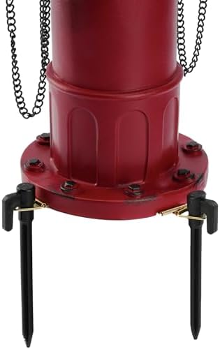 Teaeeno Retro Puppy Training Fire Hydrant for Dogs,Resin Outdoor Statue for Small Dogs, Pee Post Aid & Delightful Outdoor Garden Decor, Dog Statue with Pee Post, Hand-Painted,Weather,Outdoor Ornament - Image 4