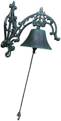 Farmhouse Dinner Iron Door Bell Hanging Decorative Bell Metal Suitable for House Yard by Unknown