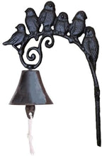 Xmas Wall Mounted Cast Iron Bell Iron Dinner Bell Vintage Antique Decor by Amosfun