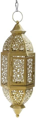 Moroccans Hollow Out Holders Antique Decorative Hanging Lamp for Wedding Parties Eid Ramadans Event Moroccans Theme Candleholder by Unknown