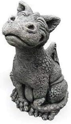 Large 'Rexy' - Solid Cast Stone Garden Statue - a Great Home or Garden Idea - Durable, Lifelike Sculpture - Fun Exterior and Interior Art - Image 3