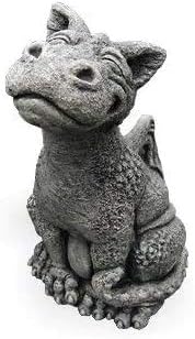 Large 'Rexy' - Solid Cast Stone Garden Statue - a Great Home or Garden Idea - Durable, Lifelike Sculpture - Fun Exterior and Interior Art - Image 3