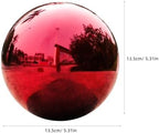 5.31 Inch Colored Reflective Gazing Ball Polished Metal Sphere for Outdoor Garden Lawn Patio Yard Decor - Image 2