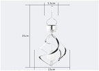 Wind Chime Hanging LED Solar Revolving Wind Chimes Hanging Spiral Solar Lights Colorful Decorative Wind Chime for Garden - Image 2