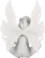 Design Toscano Gazing Secret Garden Fairy Woman Statue Figurine, 7 inches wide, 10 inches tall, Cast Stone Resin, Antique Stone Finish - Image 6