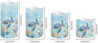 Turtle Flameless Flickering Candles 4 Pcs Real Wax Battery Operated Candles with Color Changing Timer Remote Control LED Pillar Candles for Wedding Party and Holiday Decoration - Image 2