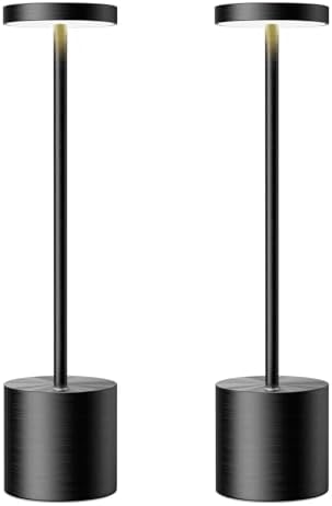 LED Cordless Table Lamp Rechargeable,Battery Powered Outdoor Lights by SAKRINGT
