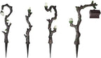 Lulu Decor, 100% Cast Iron Fairy Lamps Garden Decor Fairy Garden Accessories (Set of 4) by LuluDecor