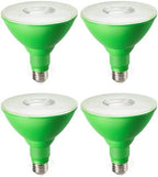 EDISHINE Halloween Outdoor PAR38 Green Flood LED Light Bulbs Dimmable 4Pack by EDISHINE