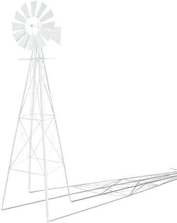 Outvita 8FT Metal Ornamental Windmill with Weather Vane by Outvita