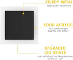 LED Outdoor Wall Light, Modern Black Exterior Wall Sconce Light - Image 4