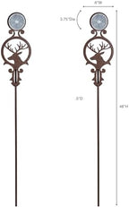Touch of Class Pathways Driveway Marker Stake, Deer, Bronze, Set of 2 - Image 2