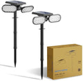 Sunvivo Solar Motion Lights, Ground & Wall Mount, 360° Rotatable Dual Head by solaluz