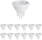 MR11 LED Bulb 12V, 3W 2700K-3000K Warm White 12-Pack by Makergroup