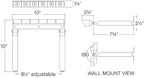 Hinkley Vestra Small Outdoor 12V Wall Wash Light, Antique Brushed Aluminum - Image 4