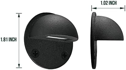 GKOLED 16-Pack Low Voltage LED Deck Light Fixture, Mini Size Eyelid Step Lights with 0.8W 3000K Integrated LED Chips, IP65+ Waterproof for Outdoor, Die-cast Aluminum with Powder Coated Finish - Image 4