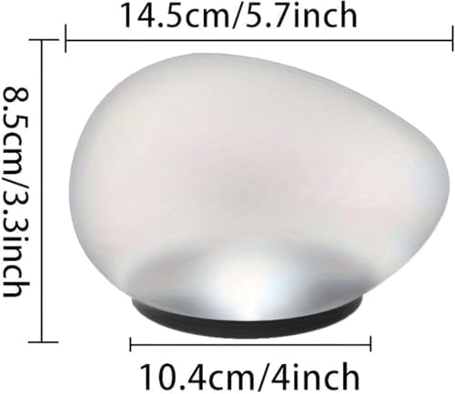 Solar Glass Garden Pebbles,Solar Pebble Lights Outdoor,Pebble Shape Decorative Rock Lights Waterproof Solar,Glowing Cobblestone Stones for Outdoor Landscape Lighting,for Pathway,Yard Decor (Cold) - Image 7