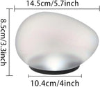 Solar Glass Garden Pebbles,Solar Pebble Lights Outdoor,Pebble Shape Decorative Rock Lights Waterproof Solar,Glowing Cobblestone Stones for Outdoor Landscape Lighting,for Pathway,Yard Decor (Cold) - Image 7