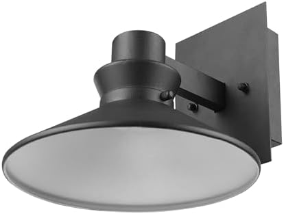 Globe Electric 44686 Harris LED Integrated Outdoor Wall Sconce, Matte Black, 11W, 530 Lumens, 3000 Kelvin - Image 5