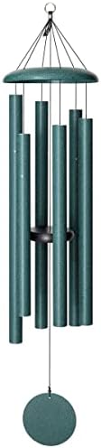 Corinthian Bells 50 Inch Green Extra Large Deep Tone Wind Chimes for Outside, Outdoor Garden Wind Chime, Made in USA by CorinthianBells