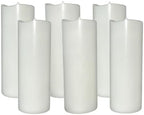 Stonebriar LED Pillar Candles — Remote & Timer, Real Wax Flameless Candles for Home Décor, Weddings & Events, Pack of 6, White, 3" x 8" - Image 2