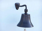 Hampton Nautical Bl-2019-9-BZ Bronze Hanging Ship's Bell 11" - Nautical Bell - Nautical Decoration - Image 3