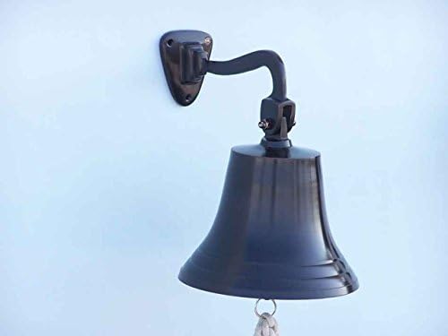 Hampton Nautical Bl-2019-9-BZ Bronze Hanging Ship's Bell 11" - Nautical Bell - Nautical Decoration - Image 3