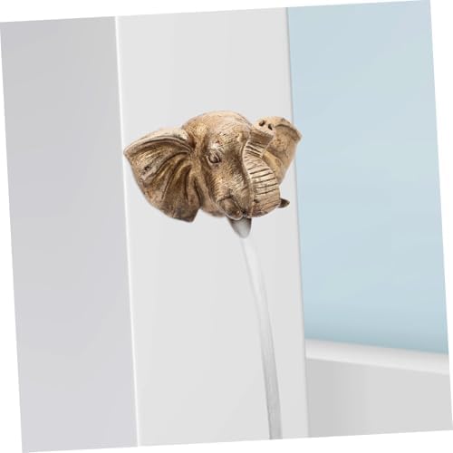 BESTonZON Elephant Head Wall Fountain Sprayer Outdoor Waterfall Fountain Nozzle with Adjustable Mounted Garden Decor for Patio and Courtyard Tranquil Water Saving Design - Image 6