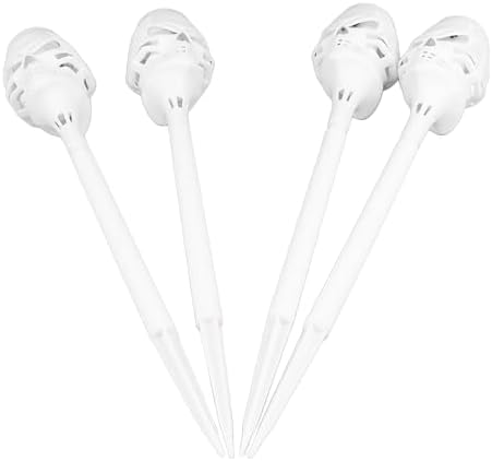 Solar Halloween Lights, IP65 Flickering 4 Pack Solar Torch Lights, Skull with Flickering Flame for Outdoor Garden Yard Patio Pathway - Image 4